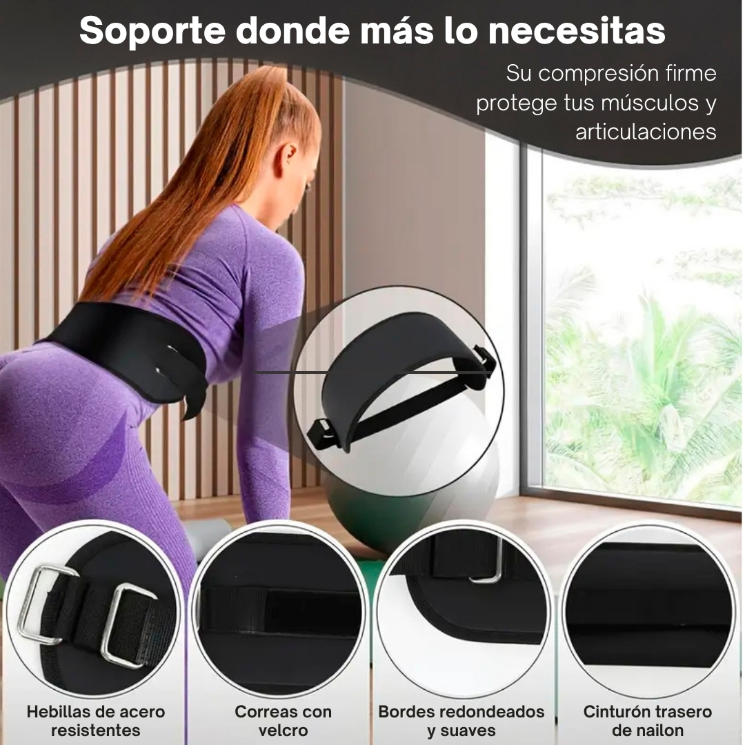 Miniatura 2 de CINTURÓN FITNESS AJUSTABLE CON HEBILLA